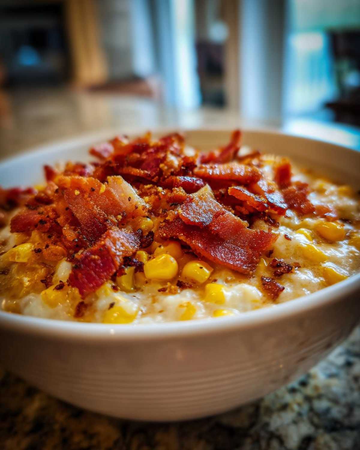 Creamy Corn and Bacon Chowder - detail 2