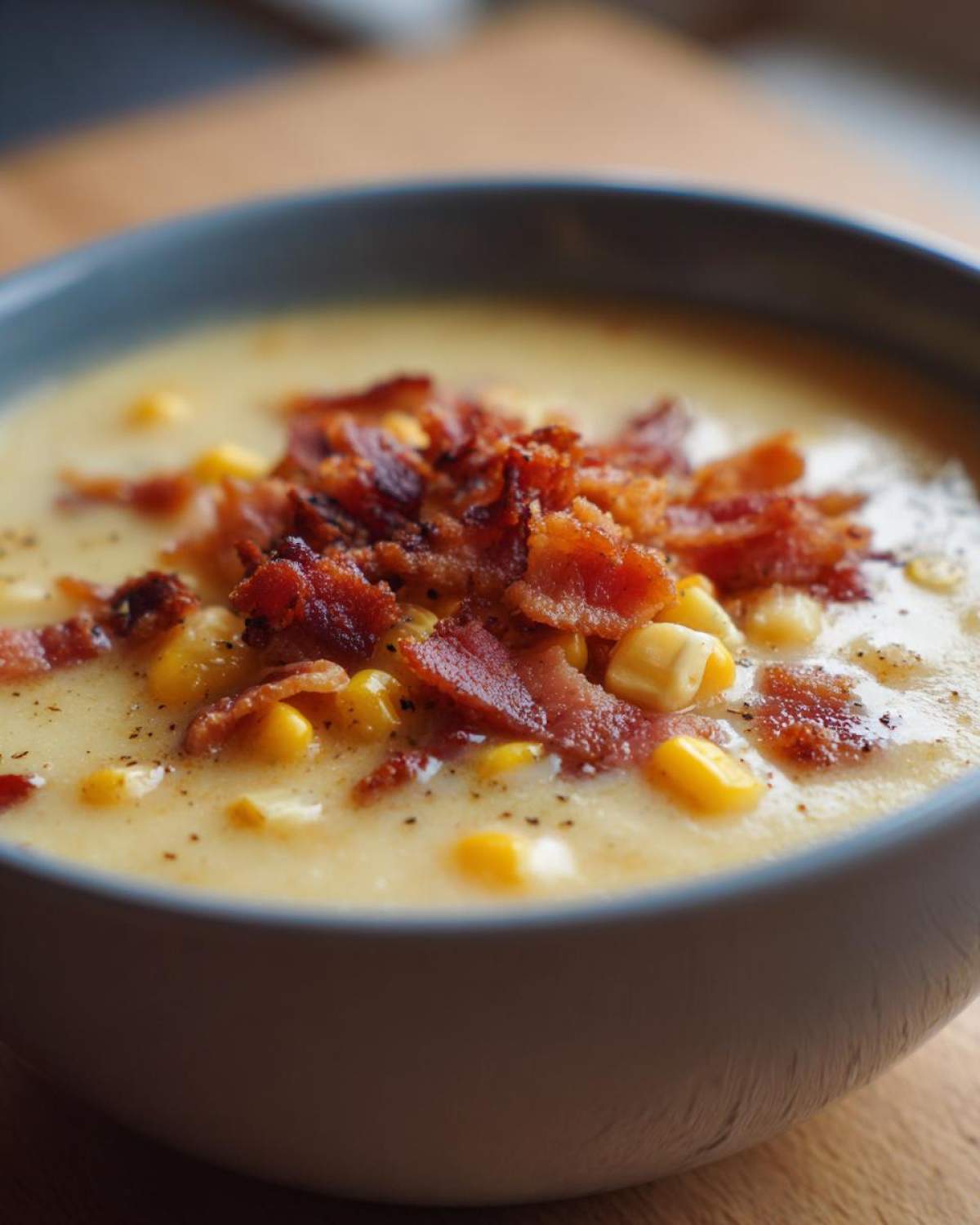Creamy Corn and Bacon Chowder - detail 3