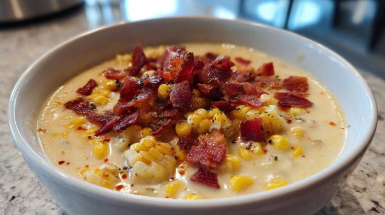 Creamy Corn and Bacon Chowder