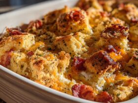 Everything Bagel Breakfast Casserole