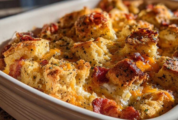 Everything Bagel Breakfast Casserole