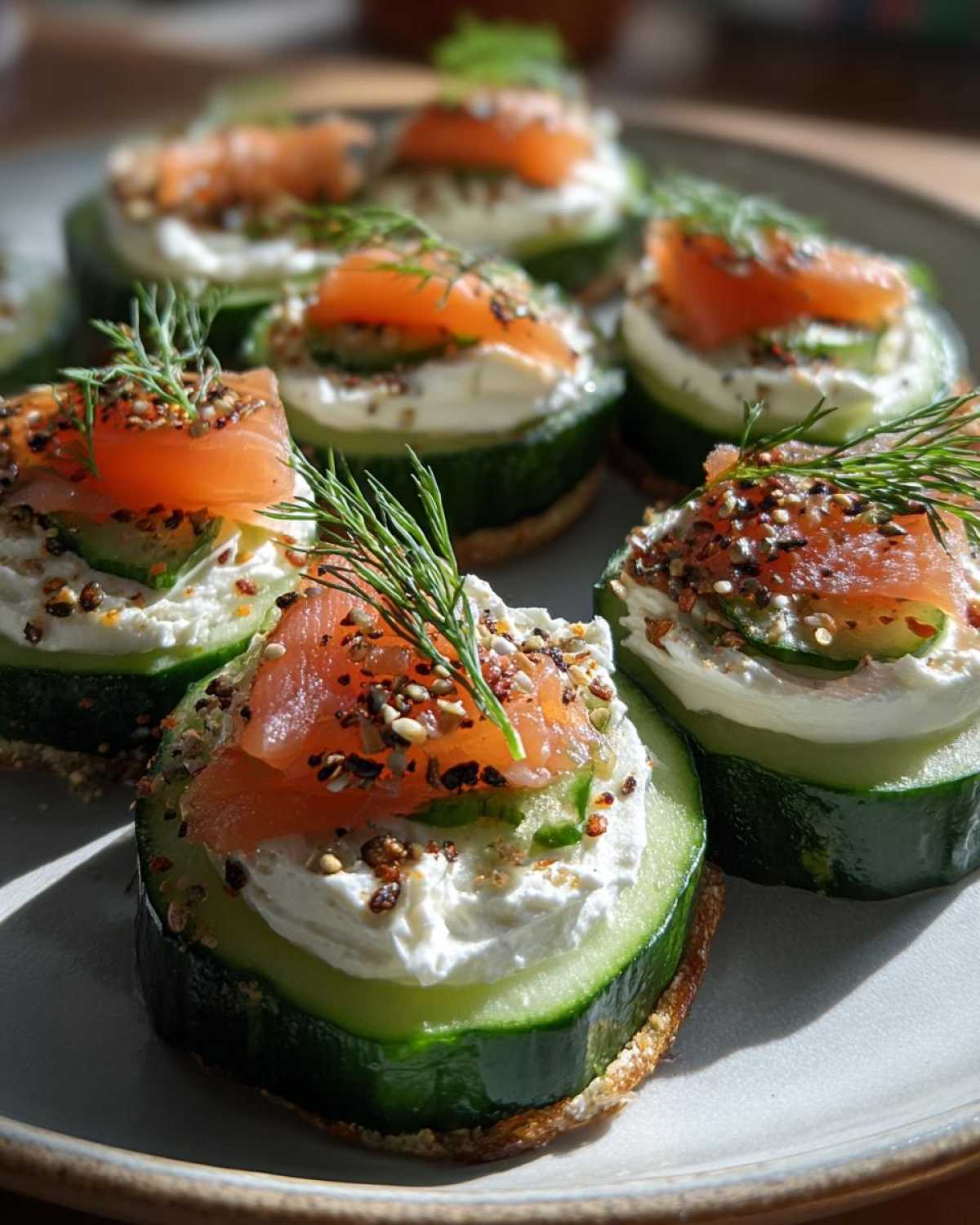 Everything Bagel Cucumber Bites - detail 1