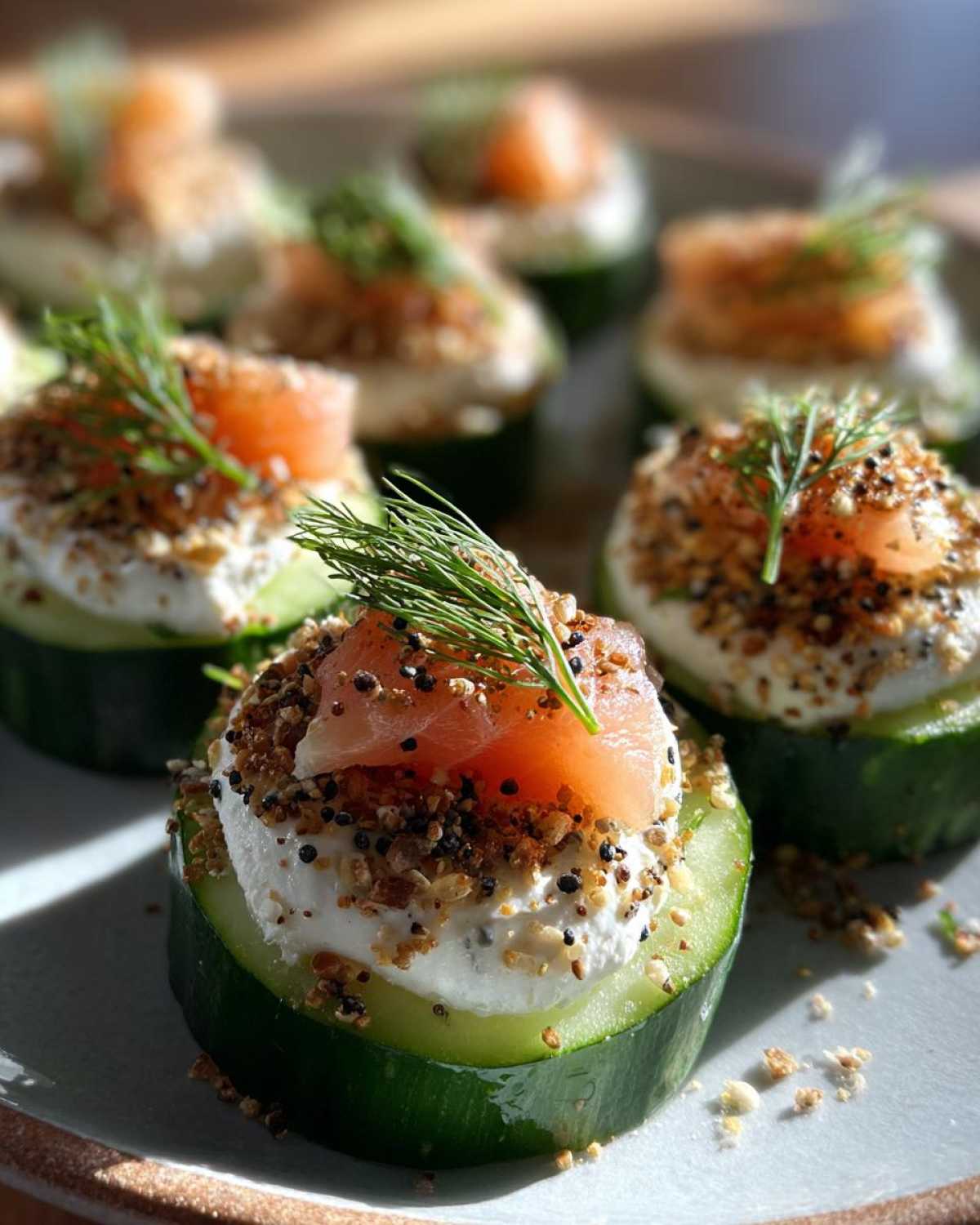 Everything Bagel Cucumber Bites - detail 3