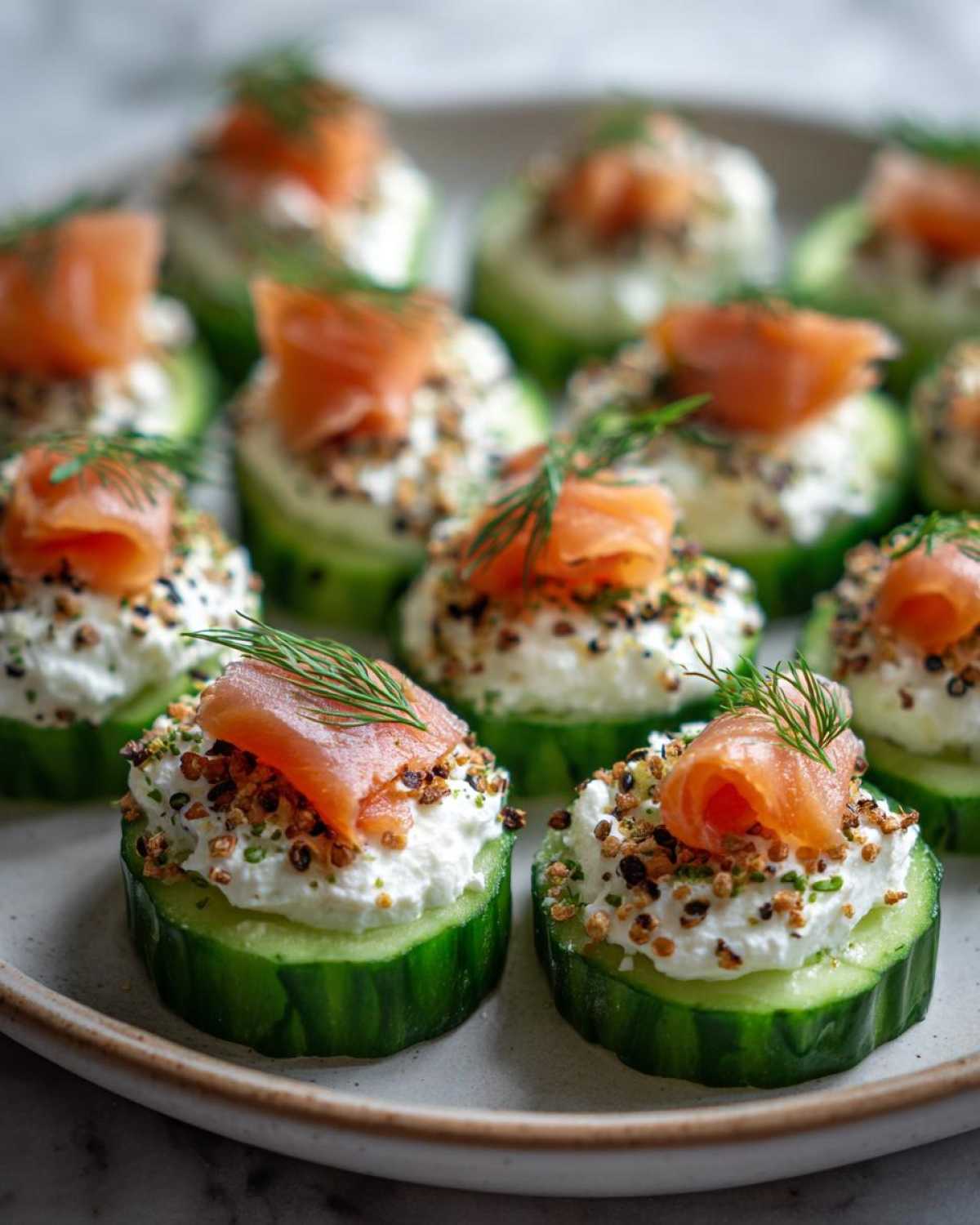 Everything Bagel Cucumber Bites - detail 4