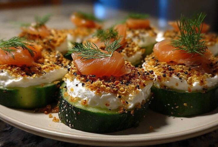 Everything Bagel Cucumber Bites