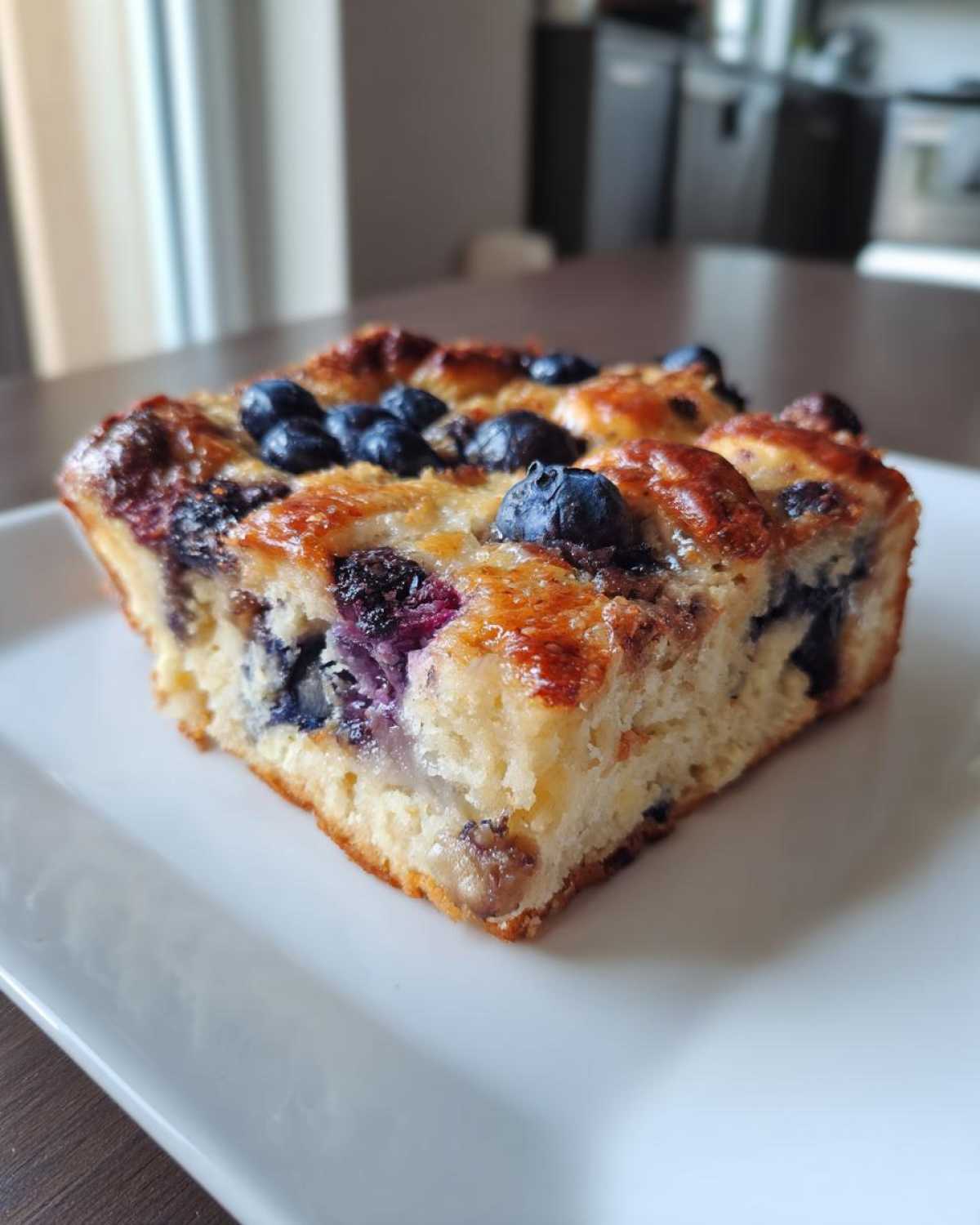 Fluffy Blueberry Banana Pancake Bake - detail 2