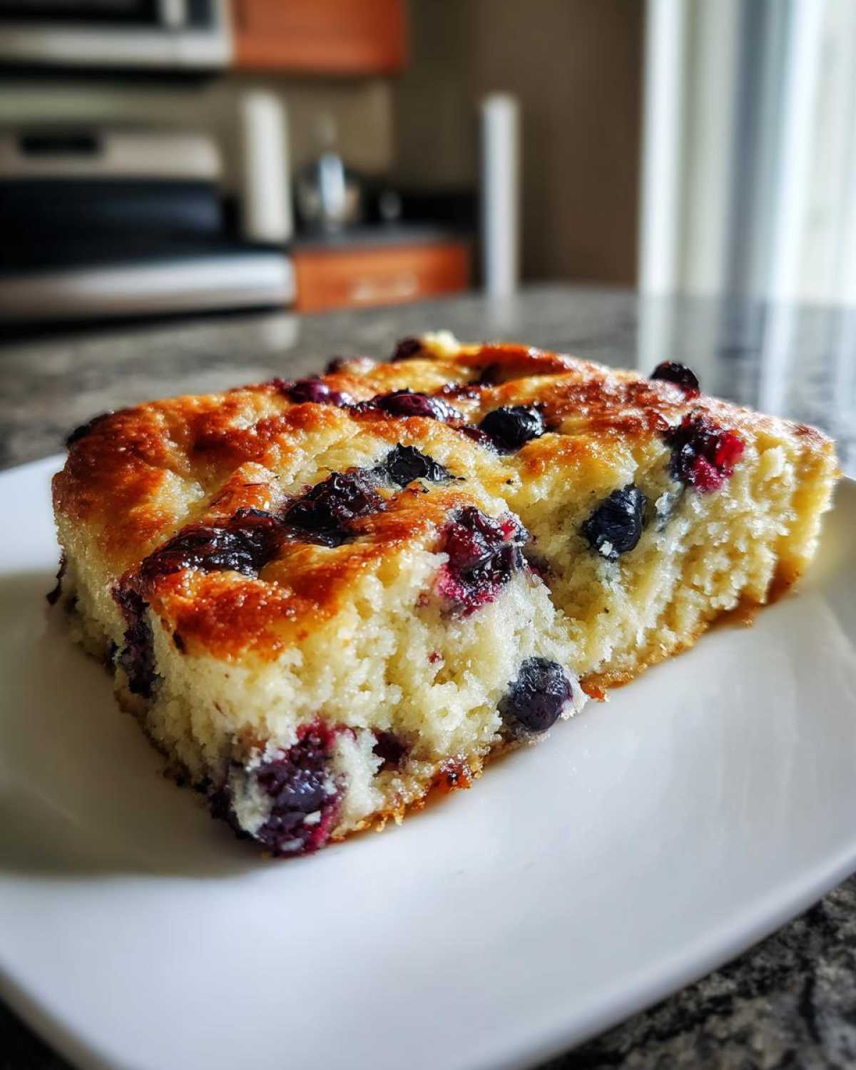 Fluffy Blueberry Banana Pancake Bake - detail 4