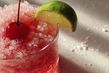 Frozen Cherry Limeade Slush