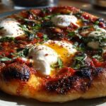 Grilled Margherita Pizza with Burrata