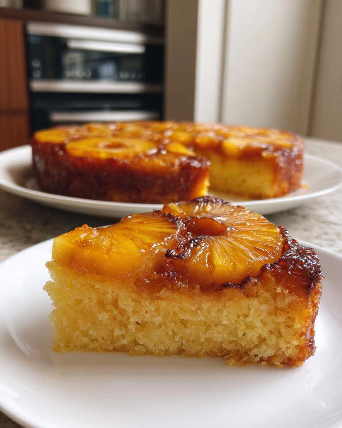 Grilled Pineapple Upside-Down Cake - detail 2