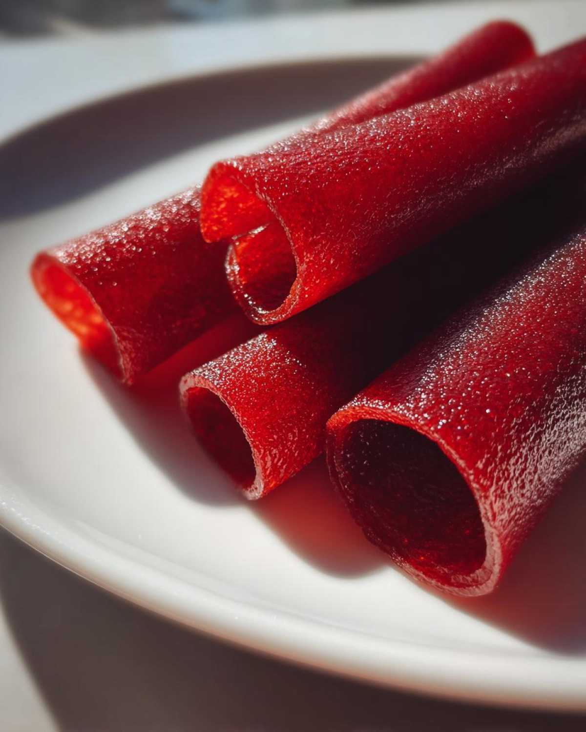 Homemade Fruit Leather Rolls - detail 1