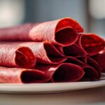 Homemade Fruit Leather Rolls