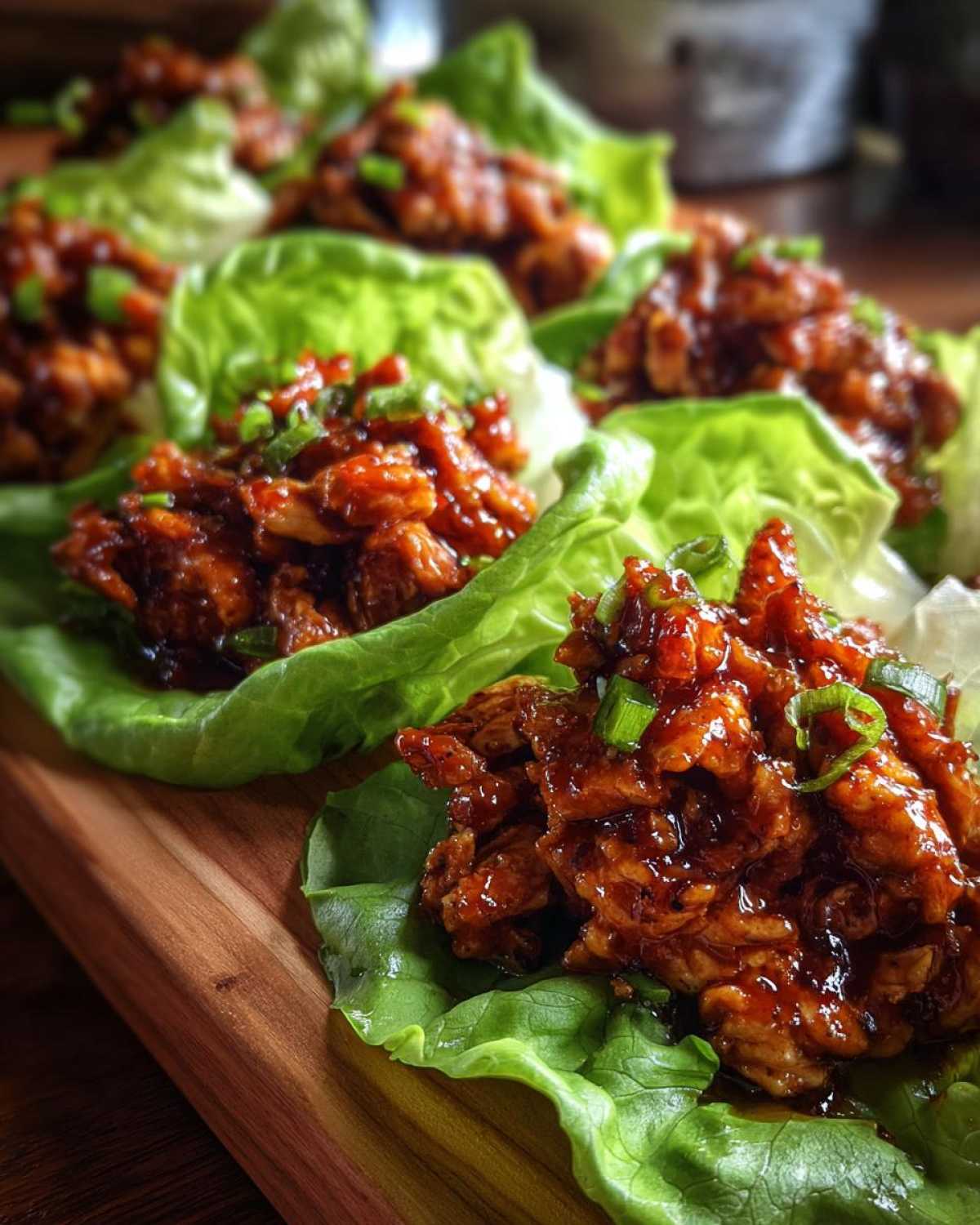 Honey Chipotle Chicken Lettuce Wraps - detail 3