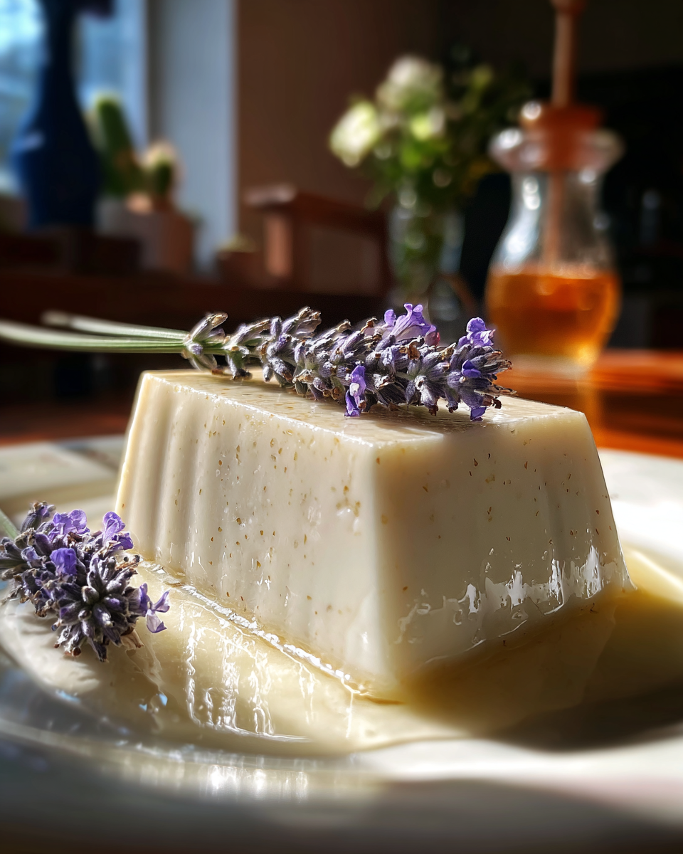 Honey Lavender Panna Cotta - detail 2