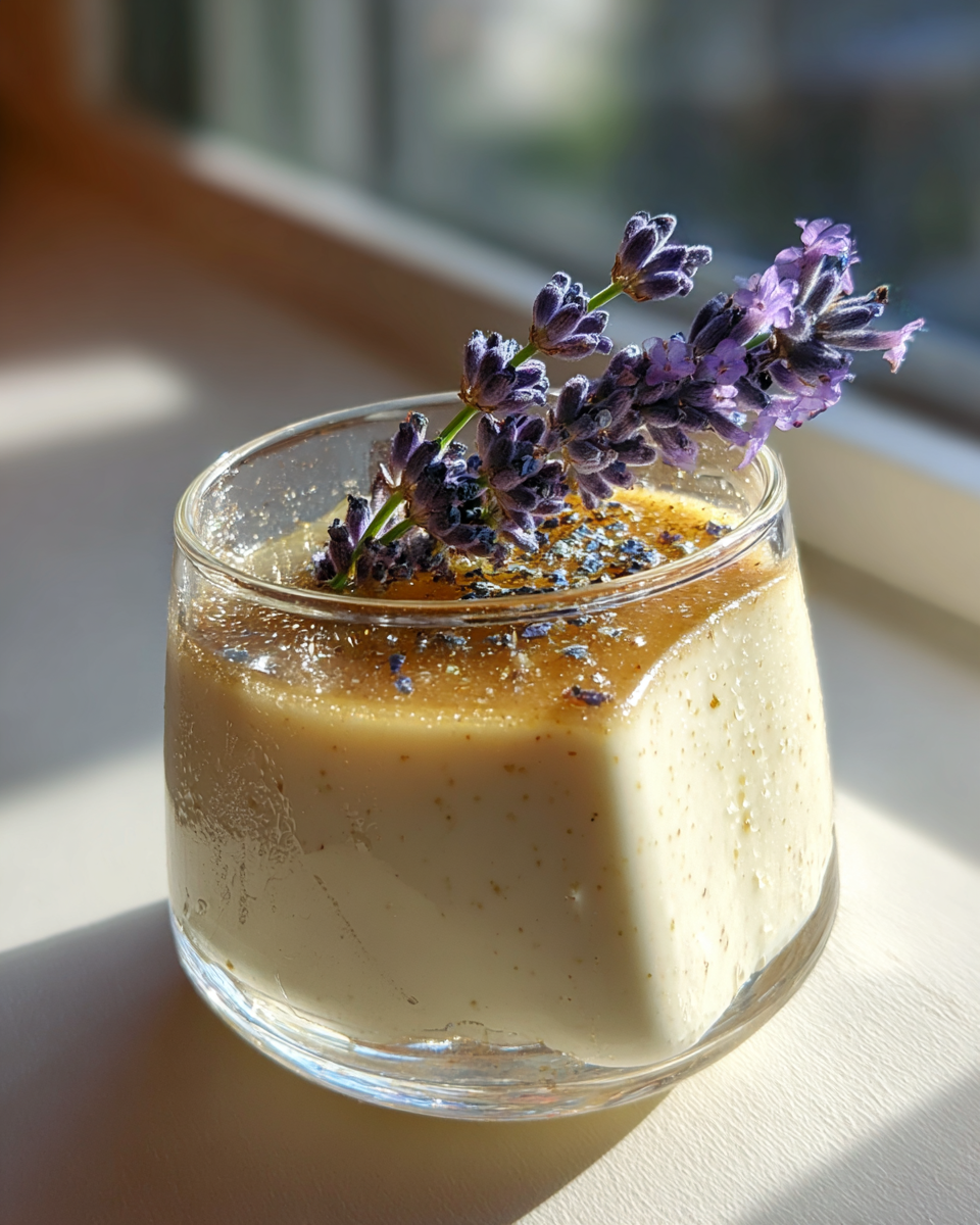 Honey Lavender Panna Cotta - detail 3