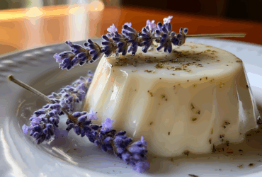 Honey Lavender Panna Cotta