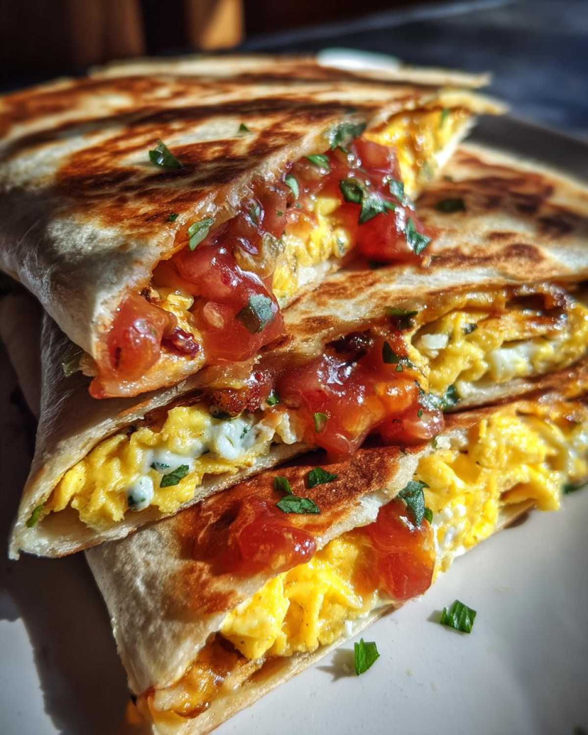 Huevos Rancheros Breakfast Quesadillas - detail 2