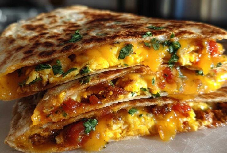 Huevos Rancheros Breakfast Quesadillas