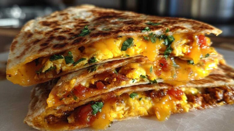 Huevos Rancheros Breakfast Quesadillas