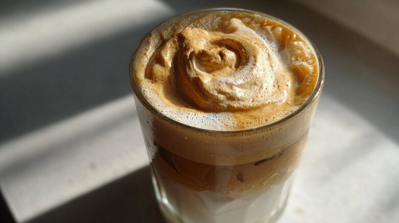 Iced Chai Latte with Pumpkin Cold Foam