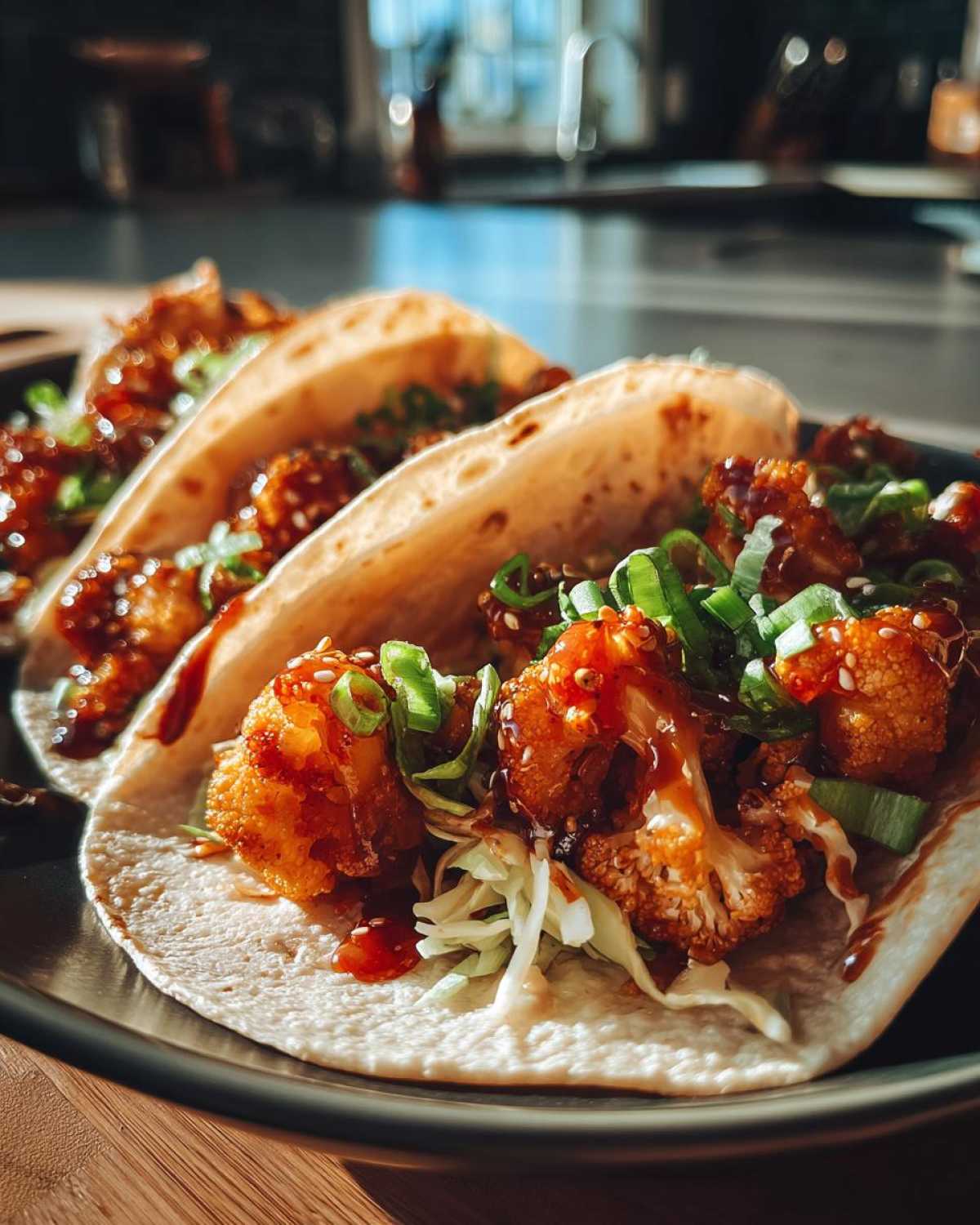Korean BBQ Cauliflower Tacos - detail 3