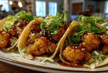 Korean BBQ Cauliflower Tacos