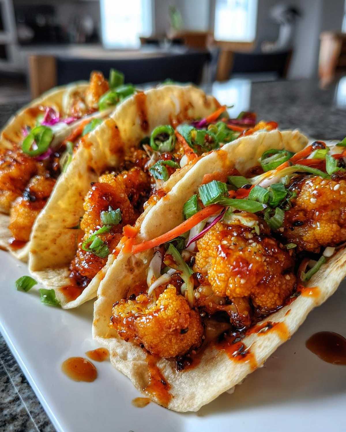 Korean BBQ Cauliflower Tacos - detail 4