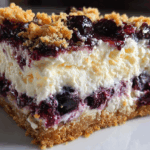 Lemon Blueberry Cheesecake Bars