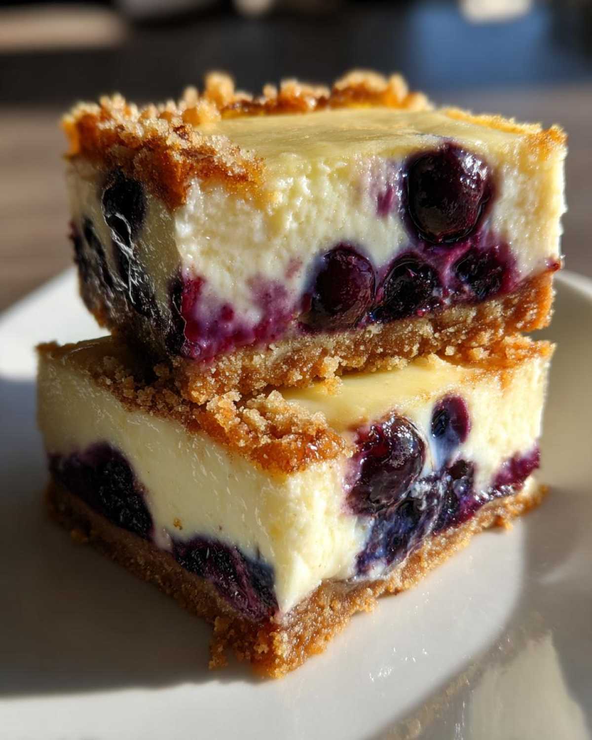 Lemon Blueberry Cheesecake Bars - detail 3