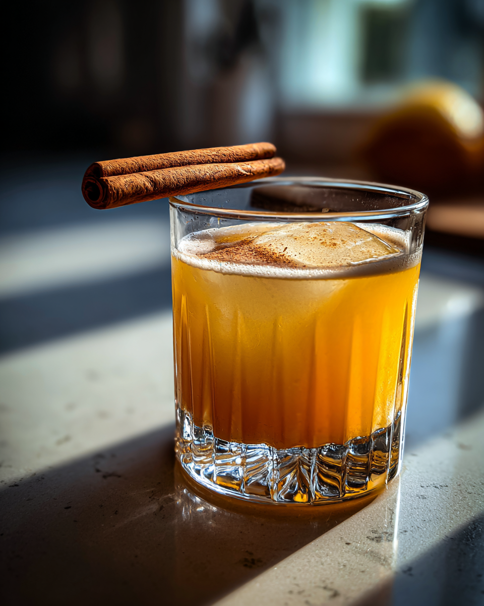 Maple Cinnamon Whiskey Sour - detail 1