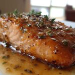 Maple Dijon Glazed Salmon