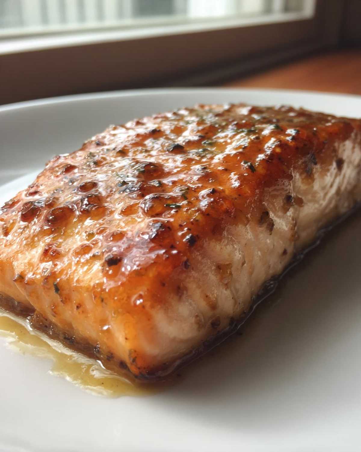 Maple Dijon Glazed Salmon - detail 3