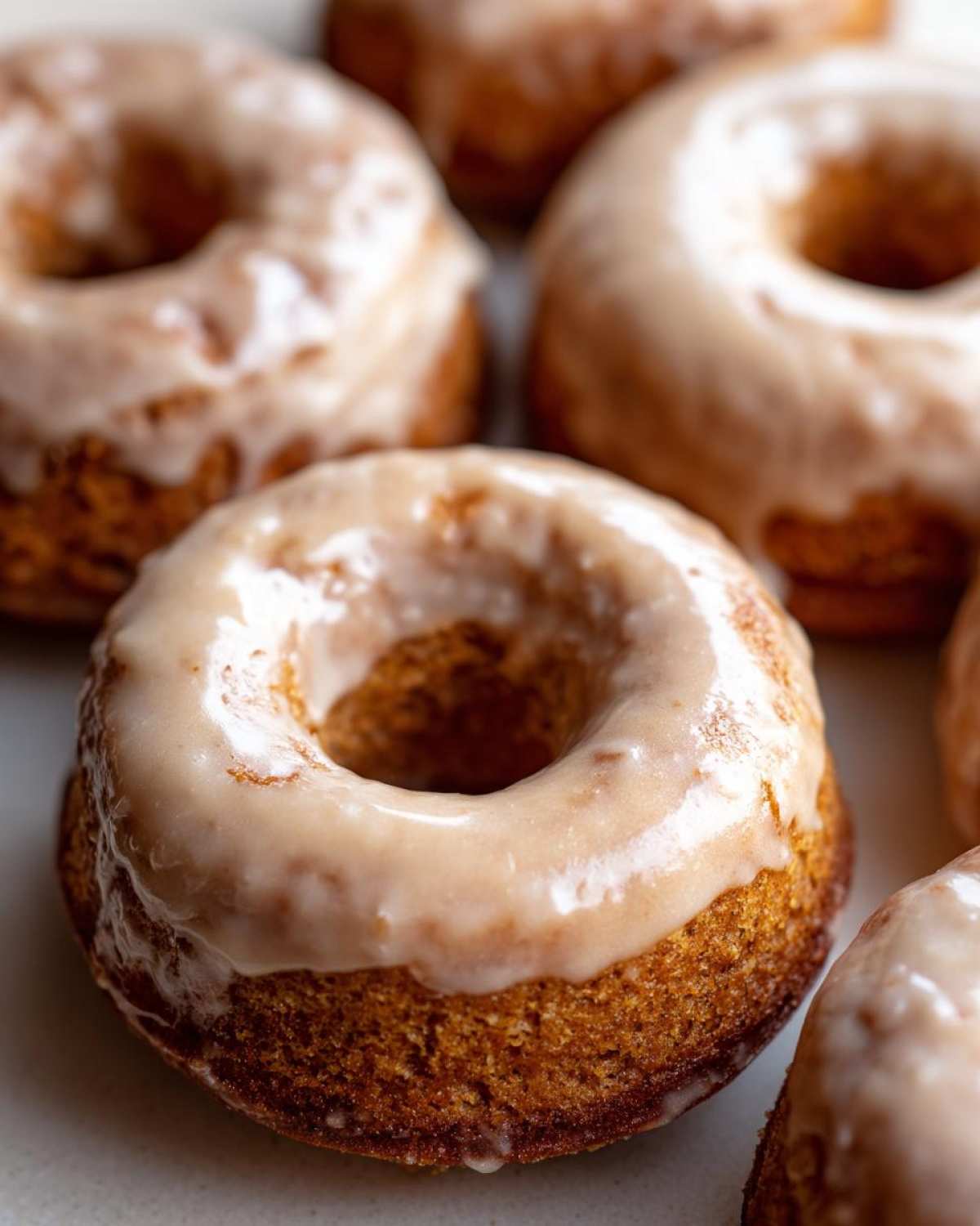 Maple Glazed Pumpkin Donuts - detail 1