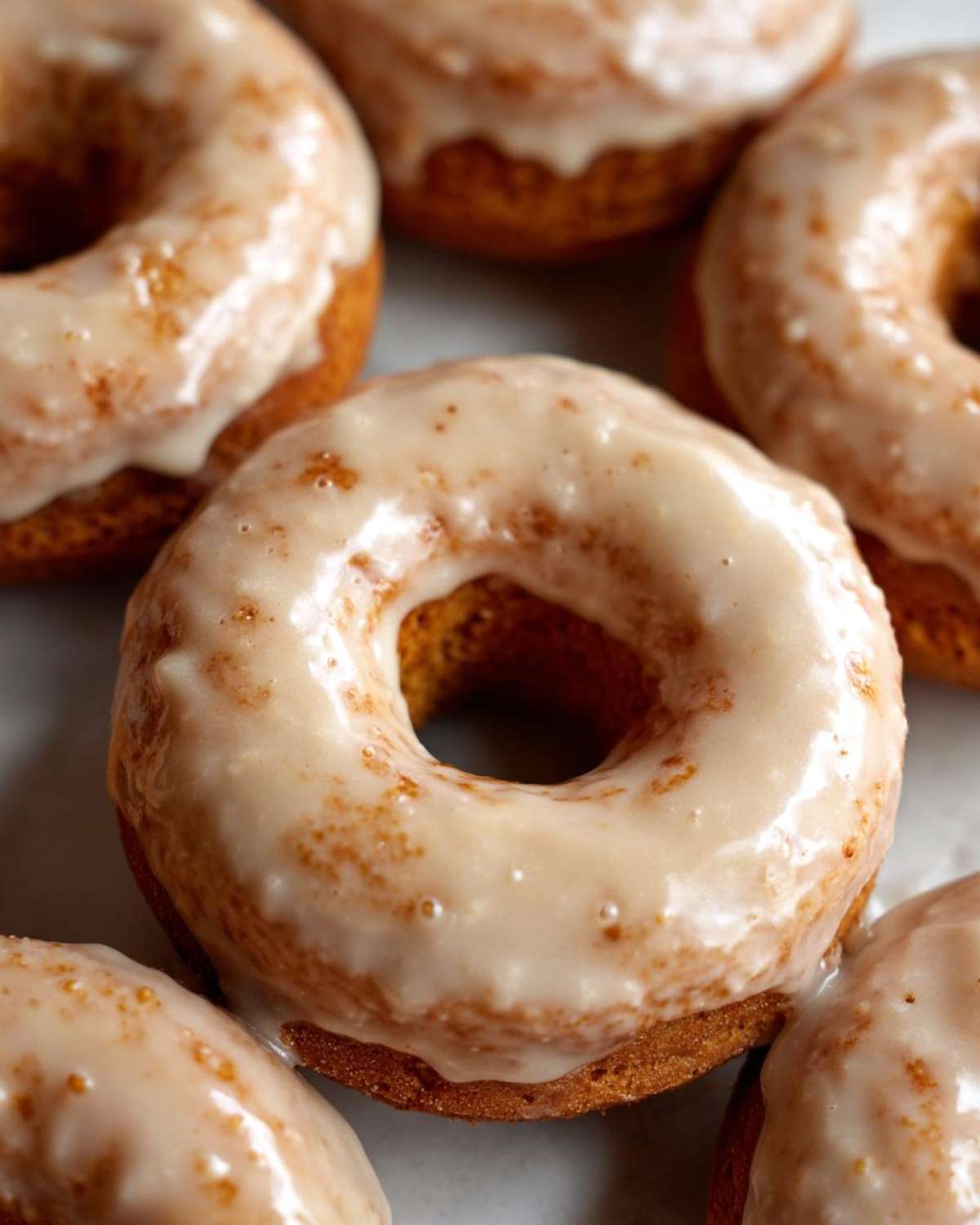 Maple Glazed Pumpkin Donuts - detail 2