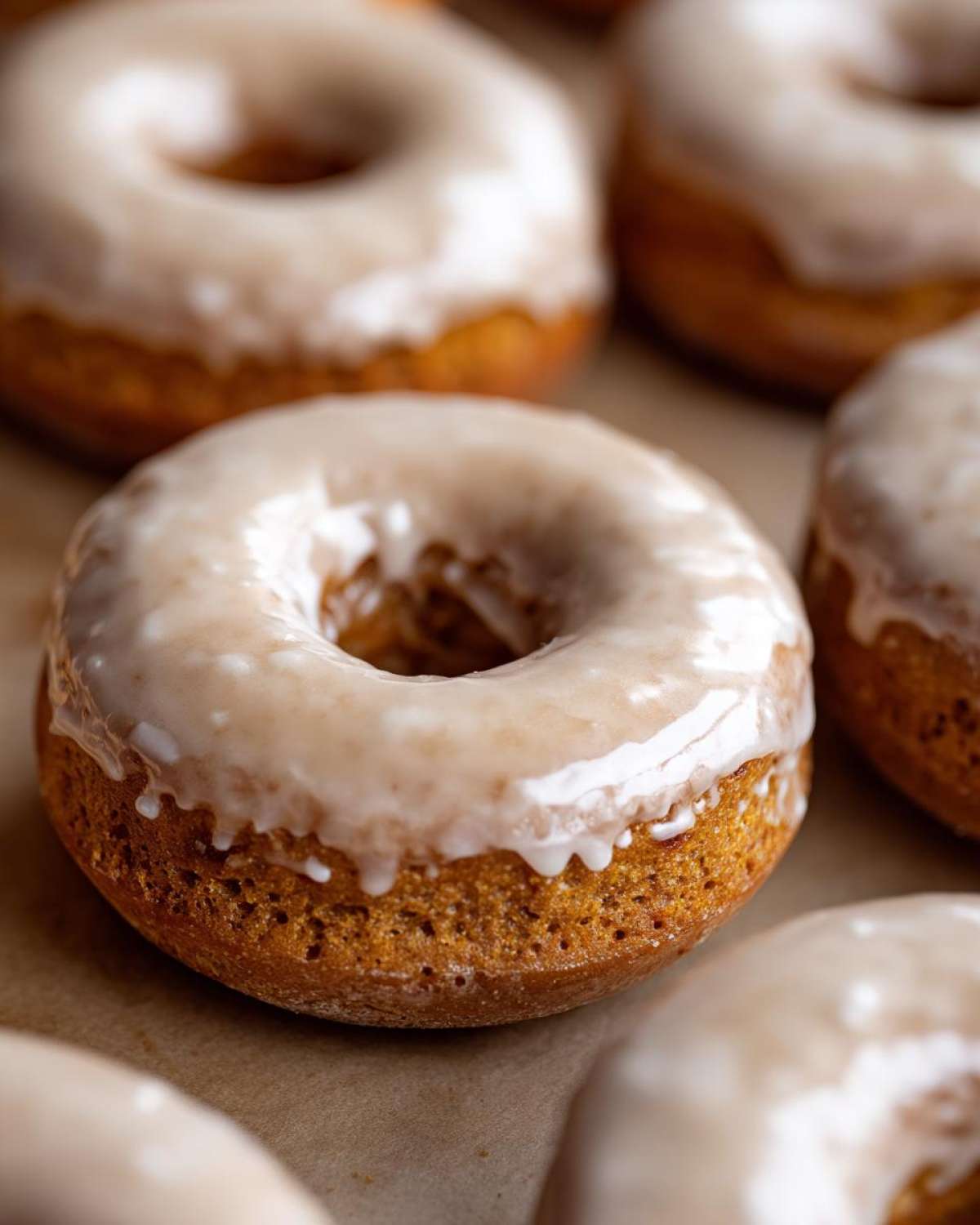 Maple Glazed Pumpkin Donuts - detail 3