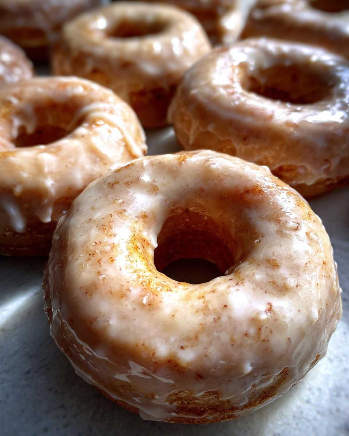 Maple Glazed Pumpkin Donuts - detail 4
