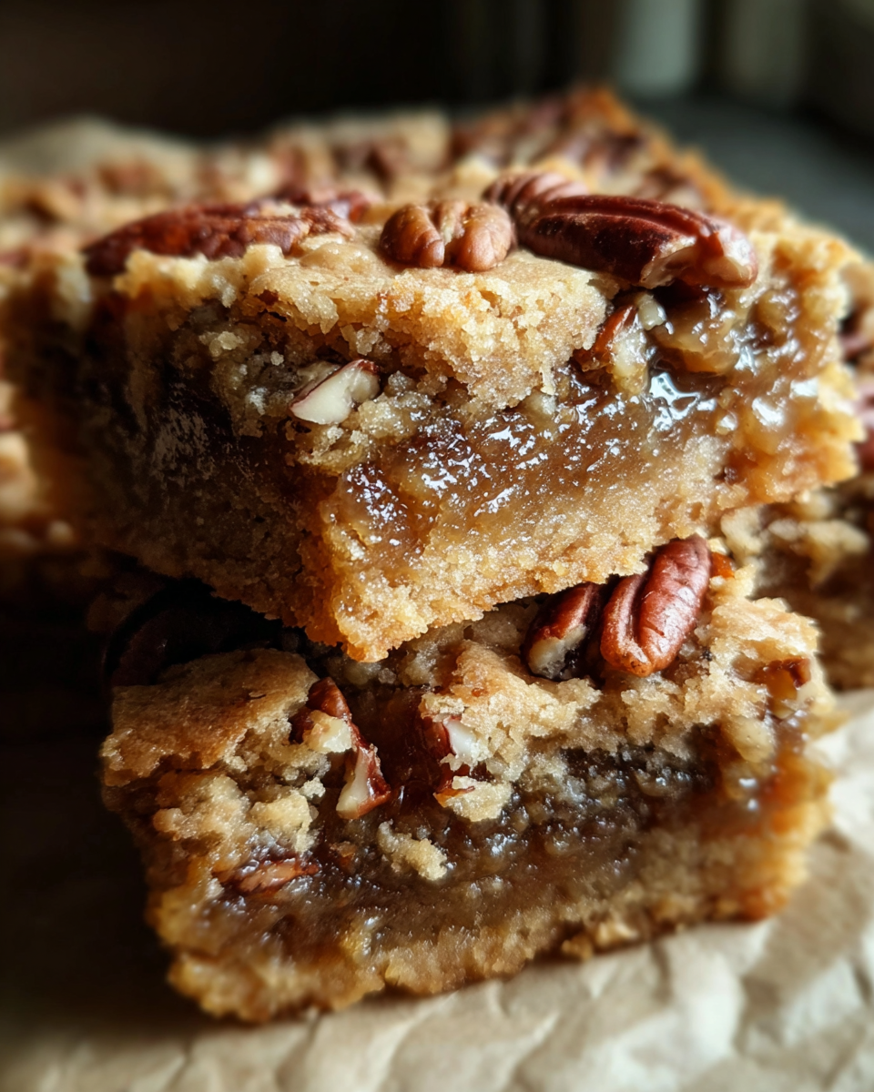 Maple Pecan Blondies - detail 2
