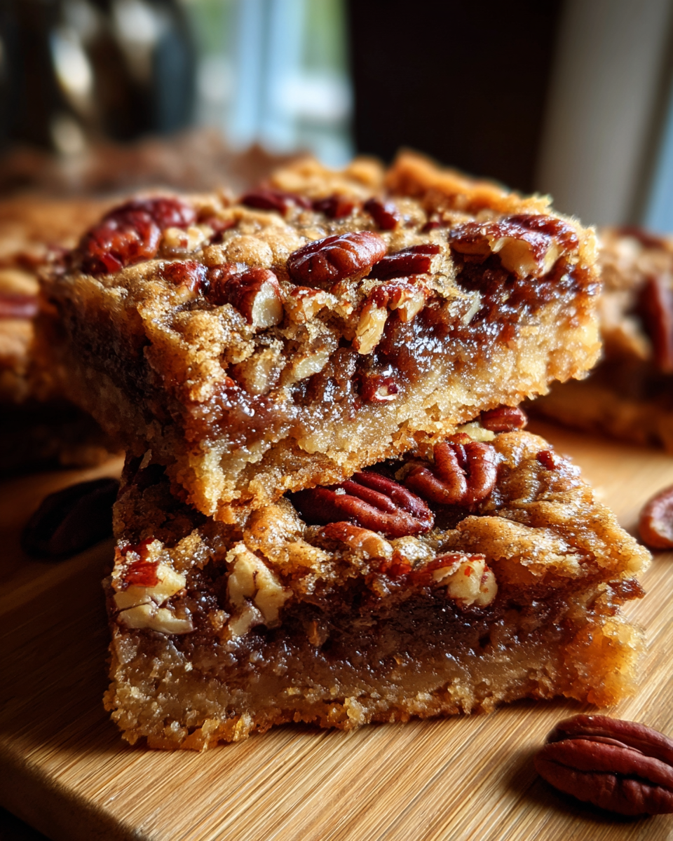 Maple Pecan Blondies - detail 4