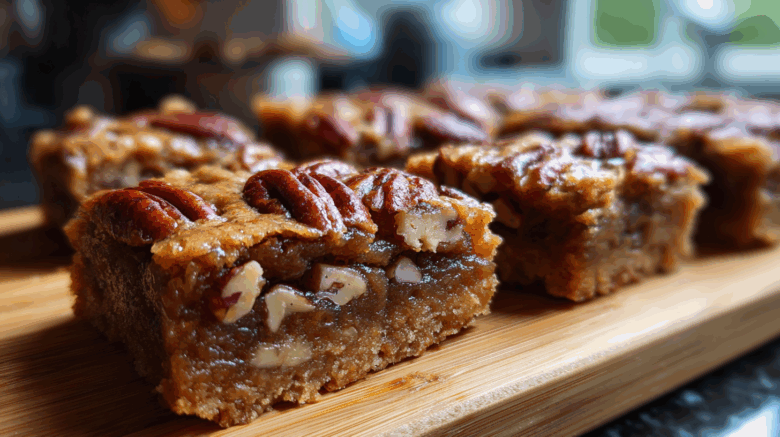 Maple Pecan Blondies
