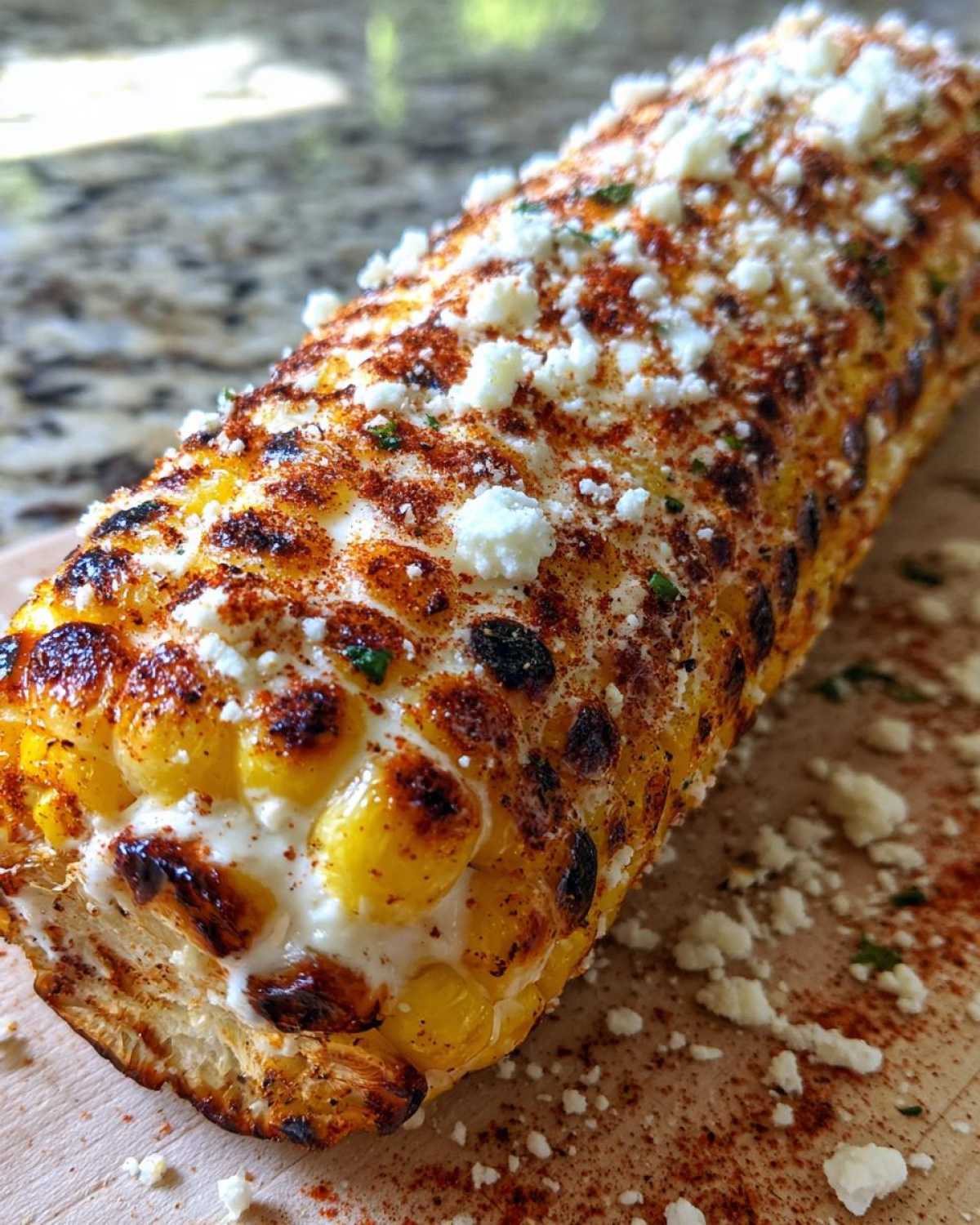Mexican street corn - detail 2