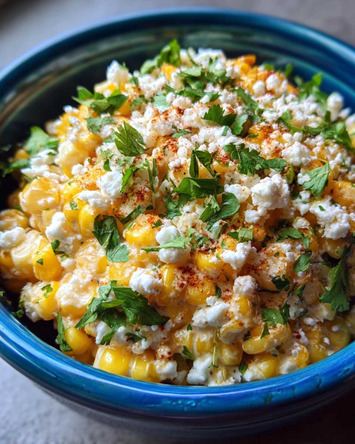 Mexican street corn bowl - detail 2