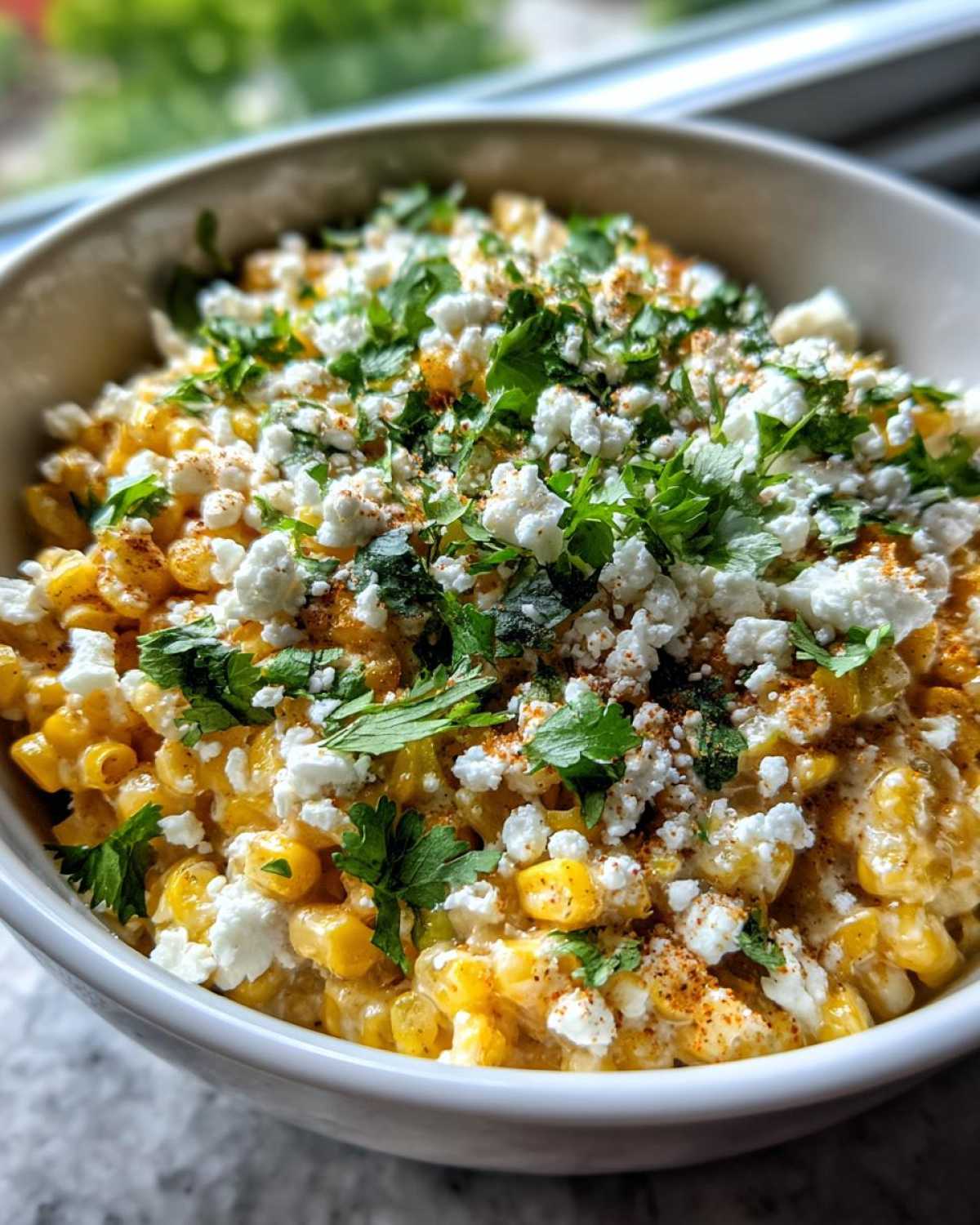 Mexican street corn bowl - detail 4