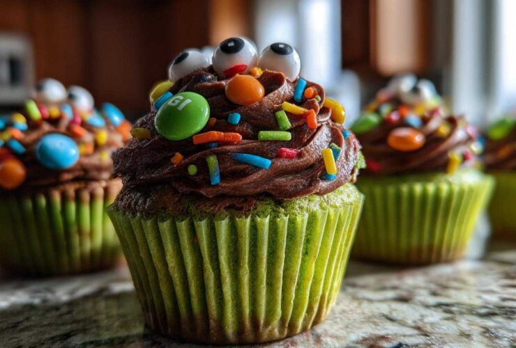 Monster Mash Halloween Cupcakes
