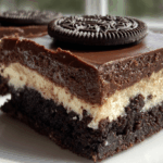No-Bake Oreo Truffle Brownies