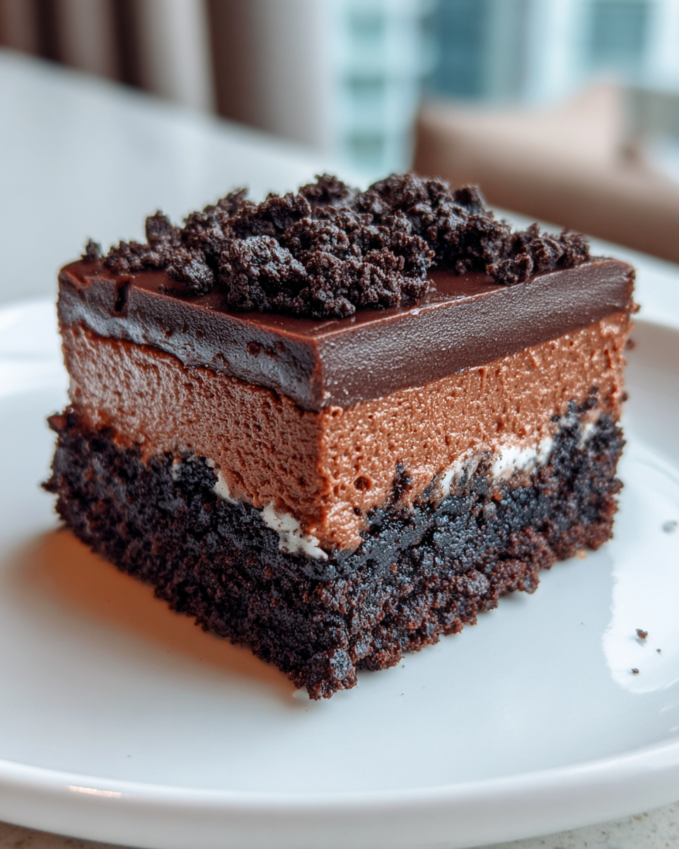No-Bake Oreo Truffle Brownies - detail 2