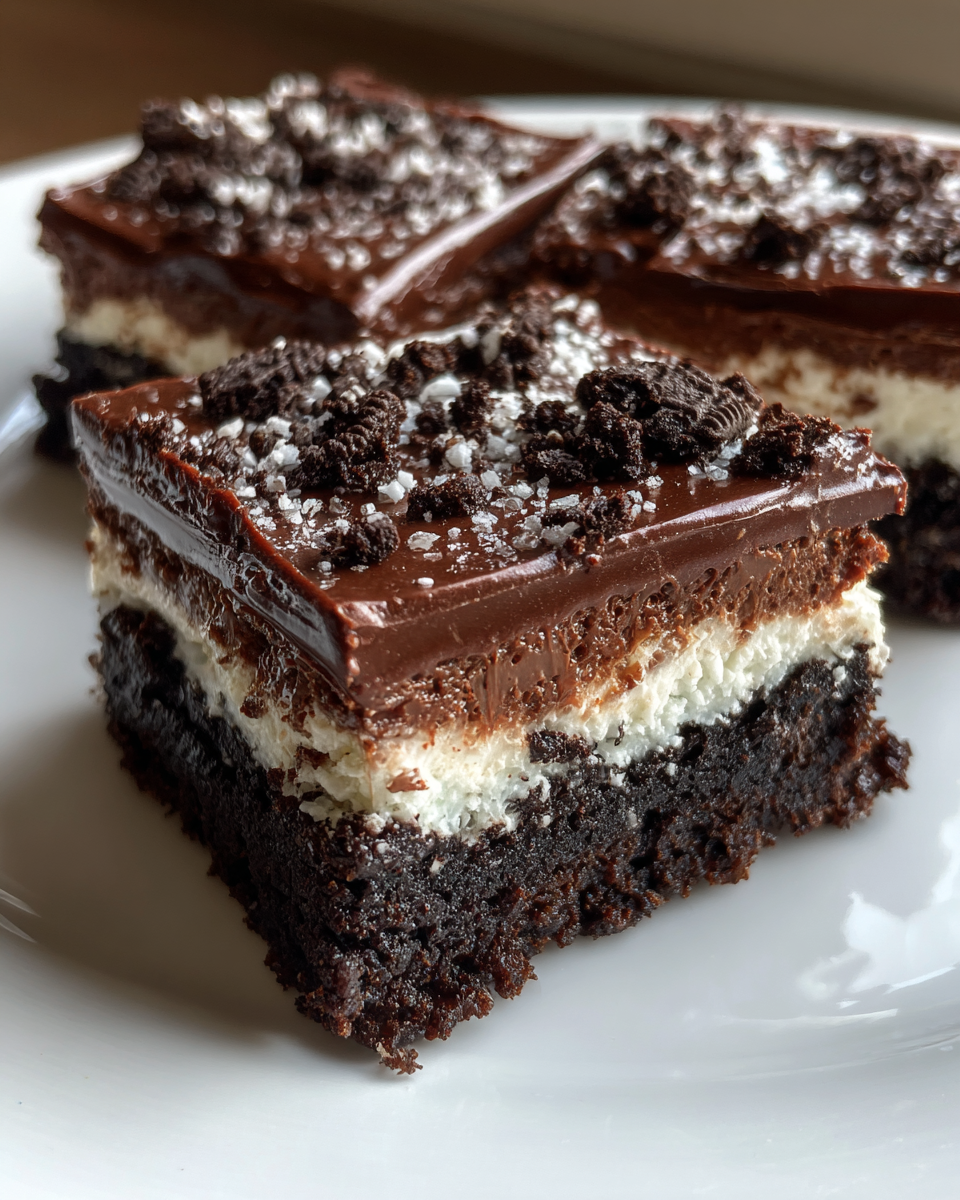 No-Bake Oreo Truffle Brownies - detail 3
