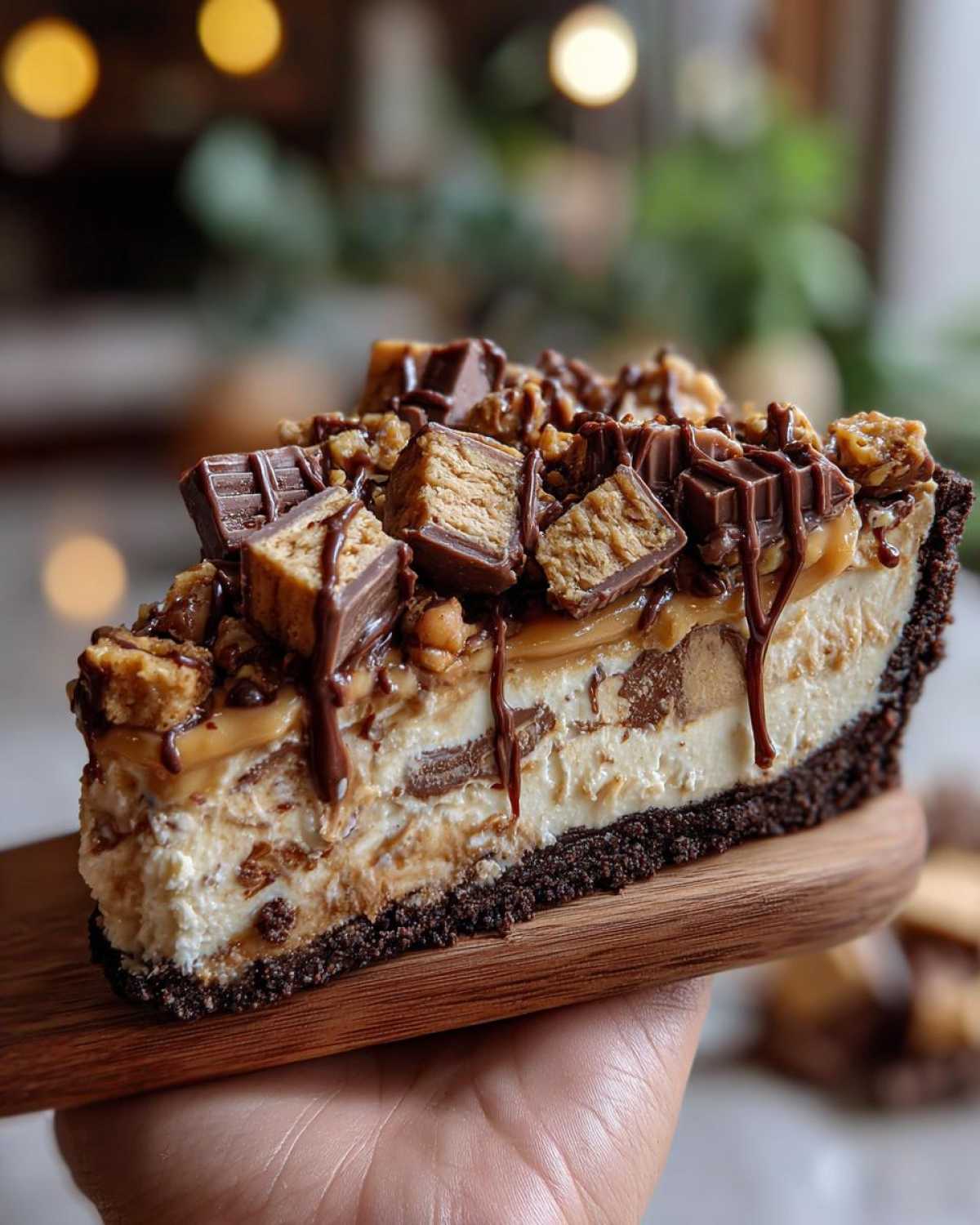 No-Bake Snickers Pie - detail 3