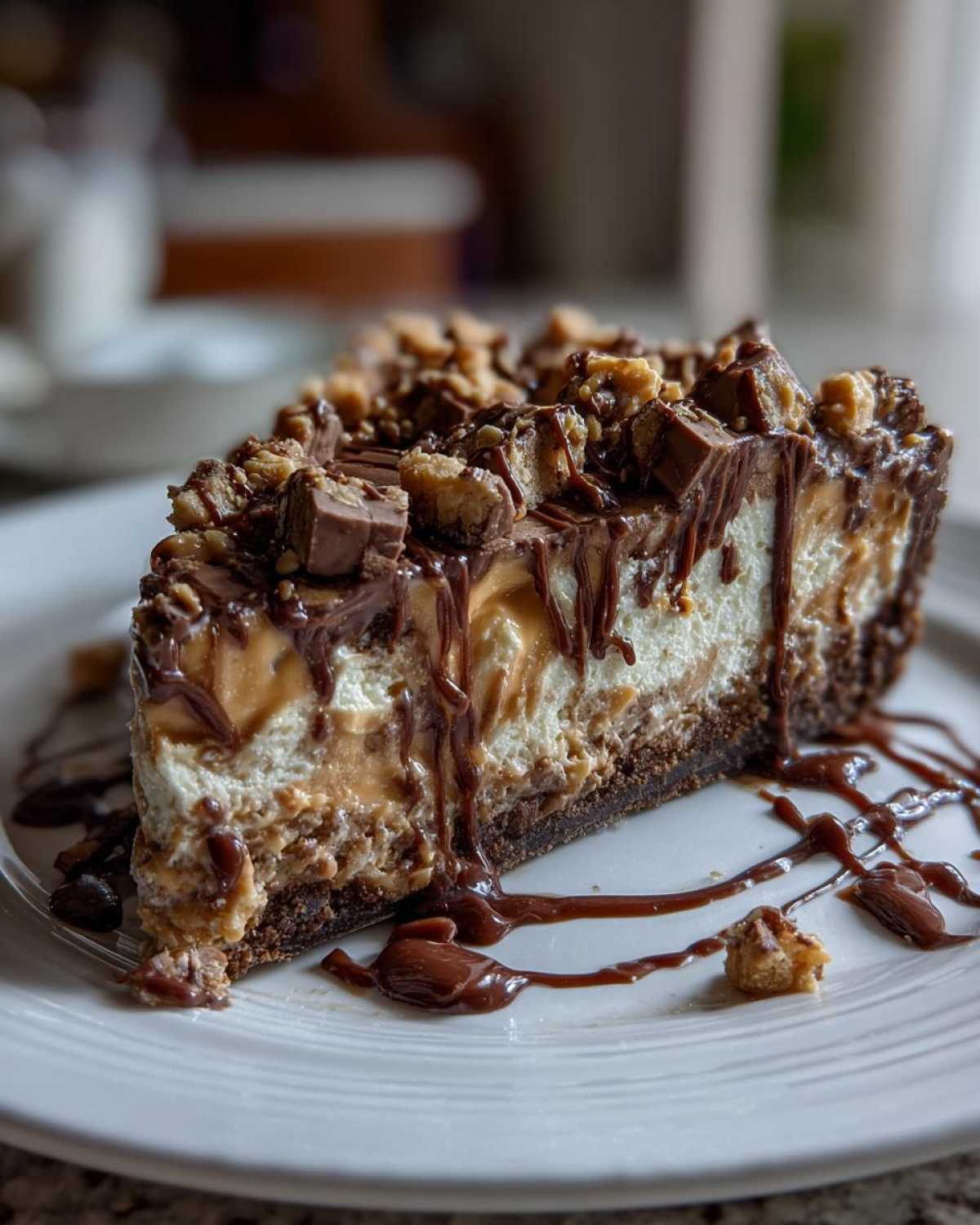 No-Bake Snickers Pie - detail 4