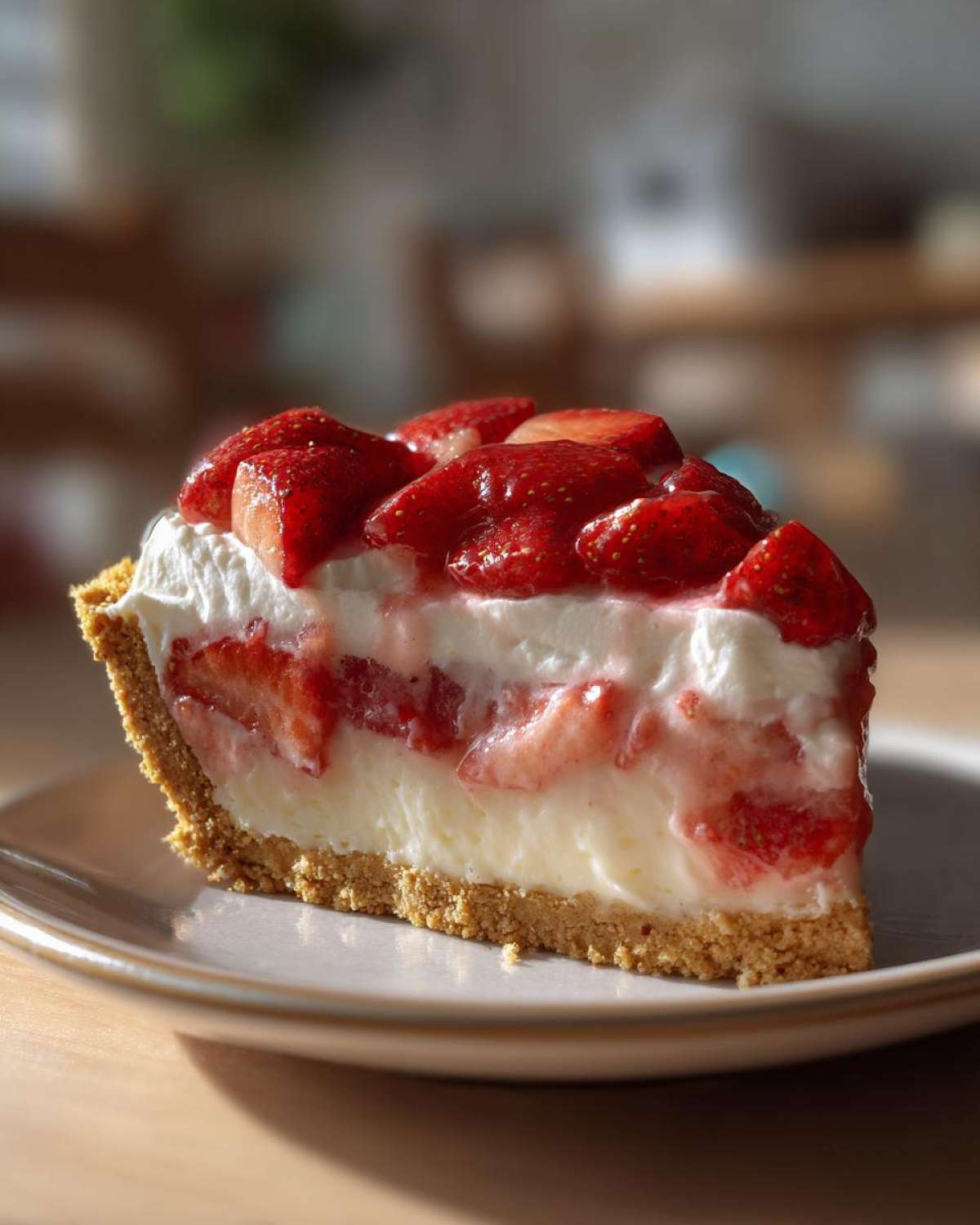 No-Bake Strawberry Lemonade Pie - detail 3