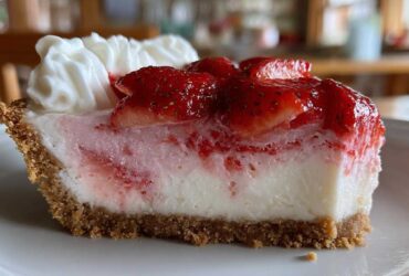No-Bake Strawberry Lemonade Pie